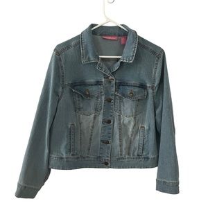 Woman Within Denim Jacket Size 14W